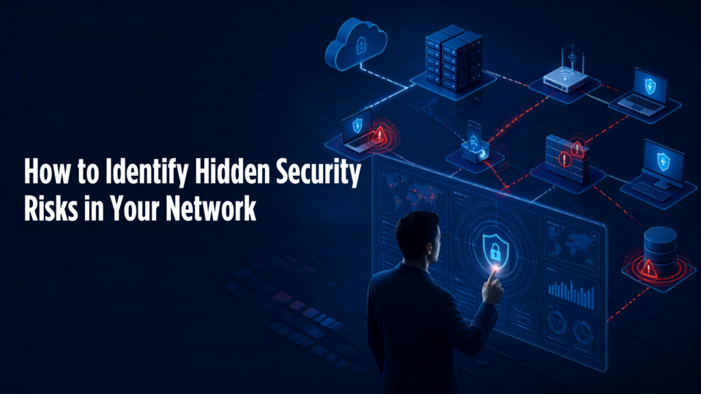 Cybersecurity Blog Network Illustration